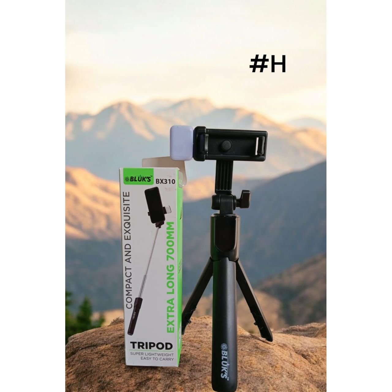 4 in 1 Wireless Selfie Stick & Tripod With Light -Bluks  Tripod/ inmall #h